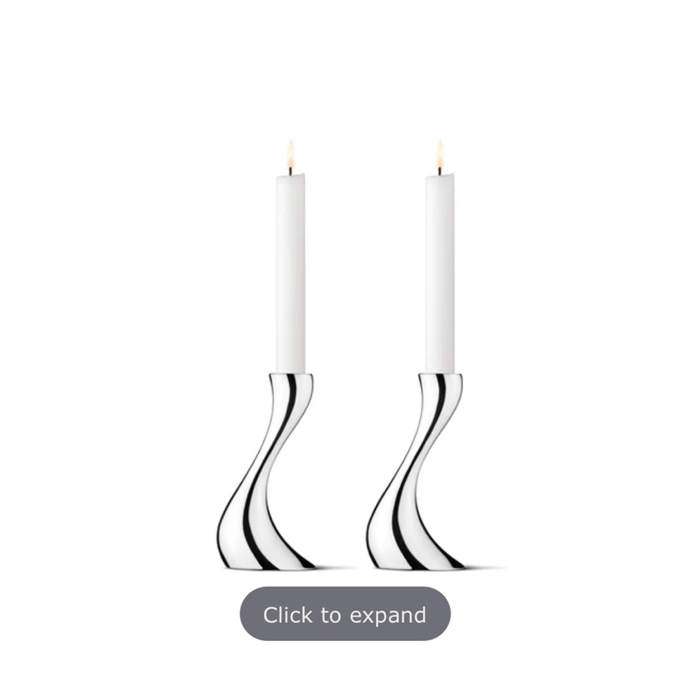 Set of 2 George Jensen Candleholders